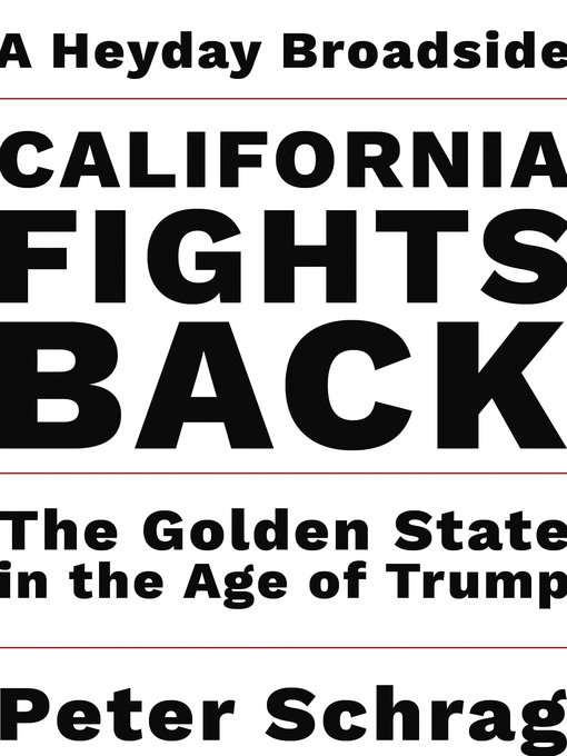 Title details for California Fights Back by Peter Schrag - Available